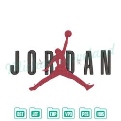 air jodan logo embroidery, michael jordan embroidery, basketball embroidery, embroidery
