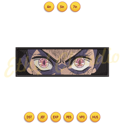 demon slayer kamado nezuko eyes embroidery file ,anime embroidery ,digital embroidery,embroidery file
