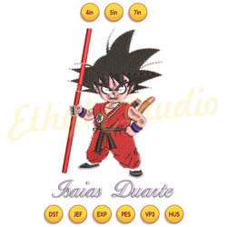 goku embroidery design files ,anime embroidery ,digital embroidery,embroidery file