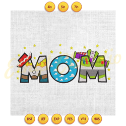 mom woody and buzz mother day embroidery ,digital embroidery, embroidery file