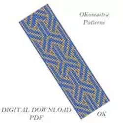 Bracelet patterns.Bead loom patter. LOOM bracelet pattern.Miyuki pattern Digital file.