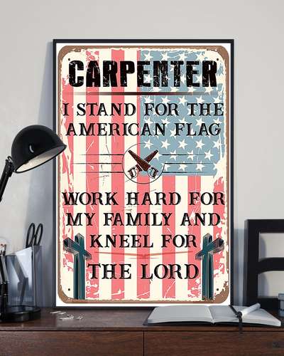 Carpenters Poster, American Carpenters' Gift Vertical Poster, Gift For Him, Home Decor, Poster Gift For Hom