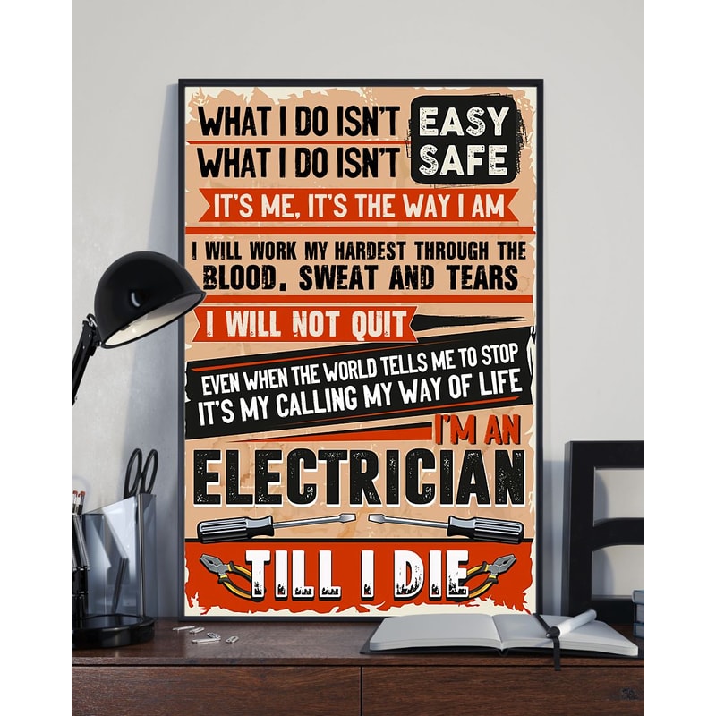 Electrician - What I Do Vertical Poster.jpg