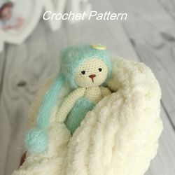 Bear teddy crochet pattern - Little toy bear pattern tutorial - Digital Patter Tutorial PDF