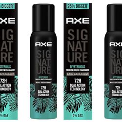 Axe Signature Mysterious Long Lasting fragrances Body Spray Deodorant For Men, 154 ml (Pack of 3)