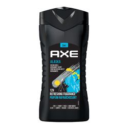 AXE Alaska 3 In 1 Body, Face & Hair Wash for Men, Long-Lasting Refreshing Shower Gel, Bergamot Fragrance, 250ml