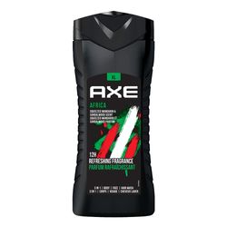 Axe Africa 3 In 1 Body, Face & Hair Wash for Men, Shower Gel Refreshing Mandarin & Sandalwood Fragrance, 400 ml