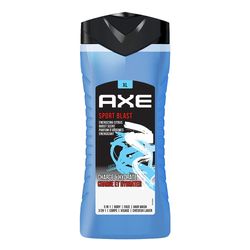 Axe Sports Blast 3 In 1 Body, Face & Hair Wash For Men, Refreshing Shower Gel, Energizing Citrus Fragrance, 400 ml