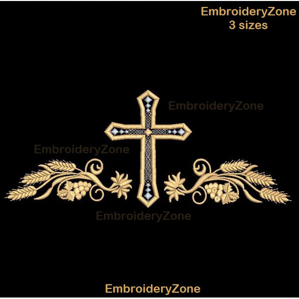 Cross and spikelets embroidery design by EmbroideryZone.jpg