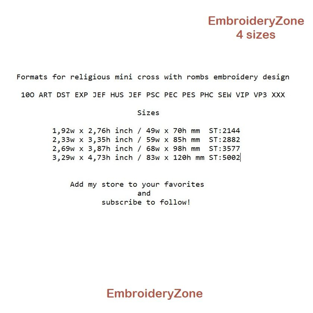 Sizes Cross mini checkered embroidery design EmbroideryZone.jpg