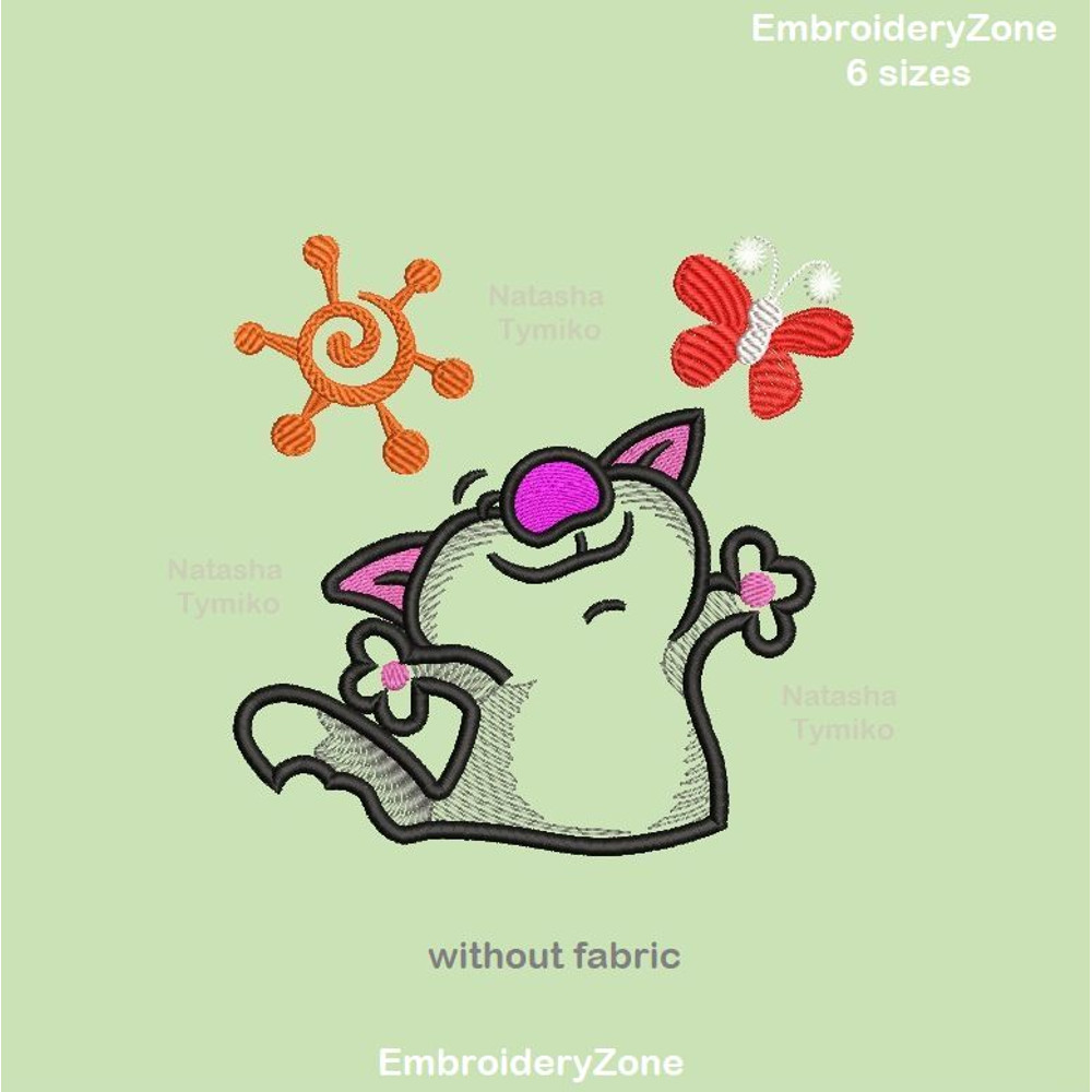 Cat applique embroidery design by EmbroideryZone without fabric.jpg
