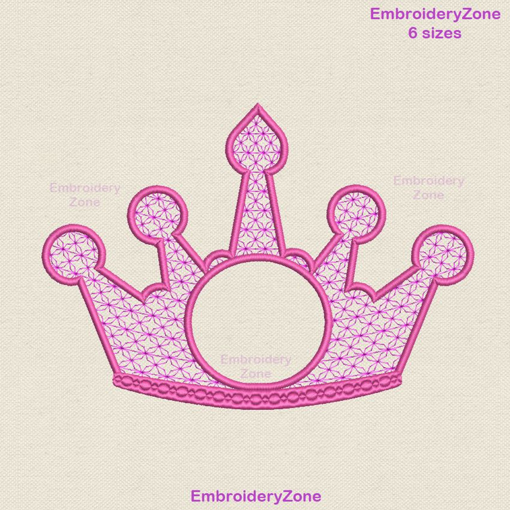 crown frame machine embroidery design by EmbroideryZone.jpg