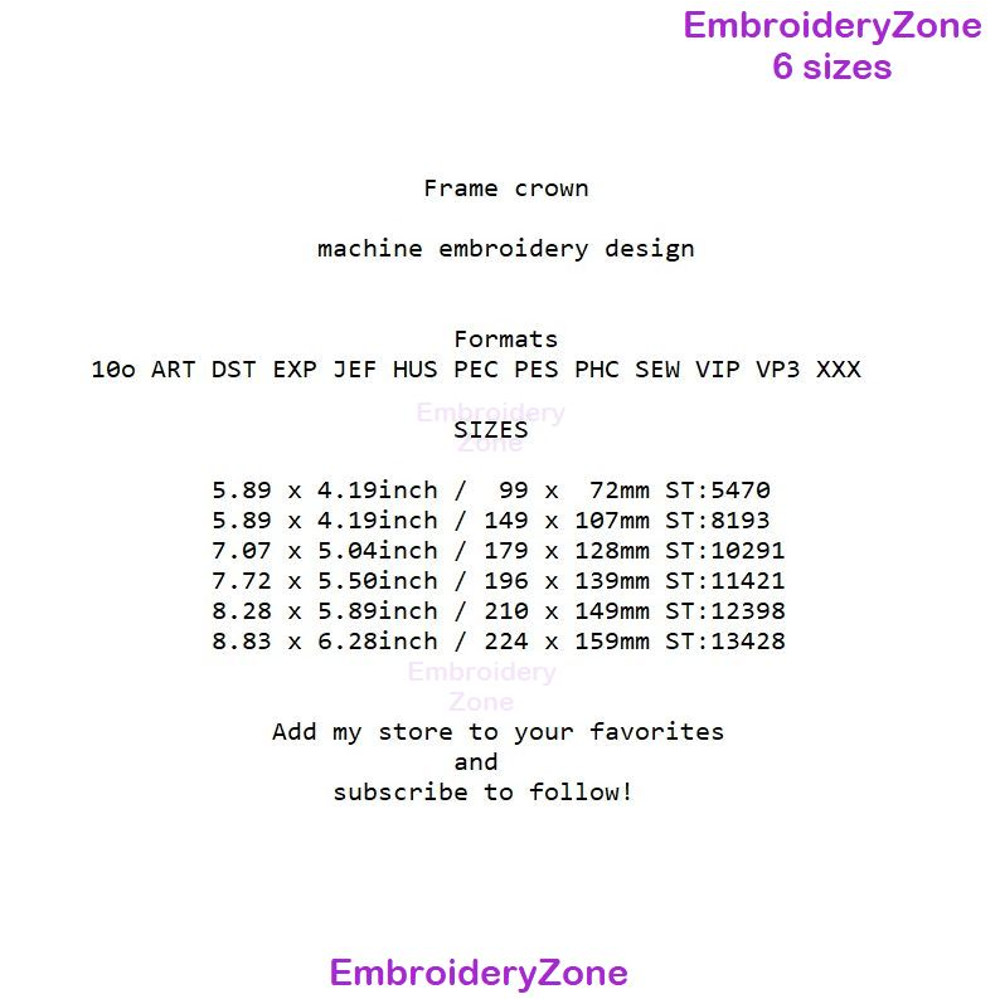Sizes crown frame embroidery design by EmbroideryZone.jpg