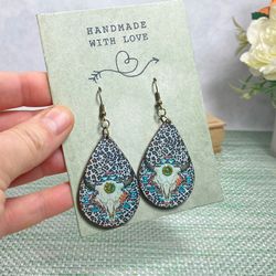 Custom designed earrings. Handmade. Jewelry