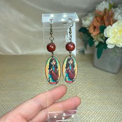 Handmade earrings. Author's design. Jewelry