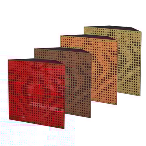 Sound Corner Acoustic Bass Trap "Universe" | 19.7''x19.7''x4'' | Absorption Diffusion Reflection | Recording Studio