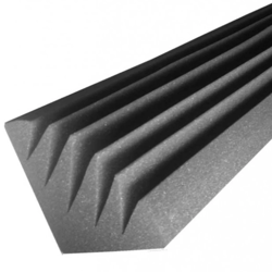ceiling corner bass trap klin mini 160x160 mm / 6.3x6.3 inches. acoustic foam for rec.studio