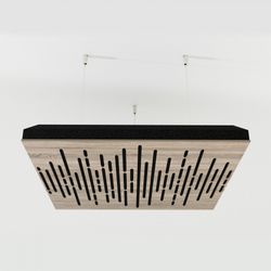 acoustic ceiling panels wave with mounting kit | absorption - diffusion - reflection - soundproofing - insulation |
