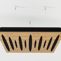 acoustic ceiling panels pulsar with mounting kit | absorption - diffusion - reflection - soundproofing - insulation |