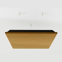 Ceiling Velvet Fabric Sound Acoustic Decorative Art Panels Cinematic with mounting kit | 50 x 50 x 5 cm | Acoustic Cloud