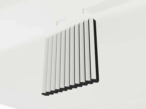 Acoustic Ceiling Panels BUFLER with mounting kit | Absorption - Diffusion - Reflection - Soundproofing- Insulation | Aco