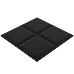 4 PACK - Acoustic Foam Panels Visual 50x50cm | Sound Proofing Padding For Wall | Studio Absorbing Insulation Tile Foam