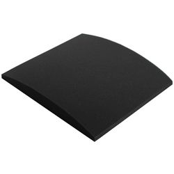 4 pack - acoustic foam panels round 50x50cm | sound proofing padding for wall | studio absorbing insulation tile foam |