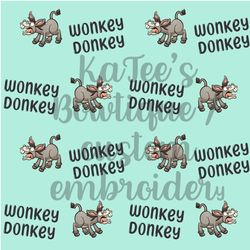 Wonkey Donkey Cotton Fabric, 58in Width, BTY