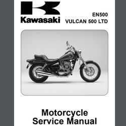 Kawasaki EN500 Vulcan 500 LTD Service Manual workshop