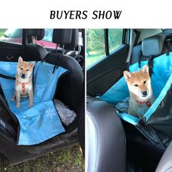 CAWAYI KENNEL Pet Carrying Seat - Dog and Cat Car Seat Cover, Hammock Protector, Rear Back Mat Blanket for Safe and Com