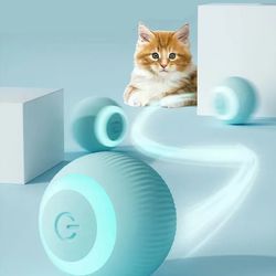 Cat Interactive Ball Smart Cat DogToys Electronic Interactive Cat Toy Indoor Automatic Rolling Magic Ball