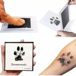 Pet Paw Print Kit - Safe, Non-toxic Dog and Baby Handprint Pad, Dog Accessories, Pet Supplies.