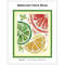Citrus Cross Stitch Pattern Modern Lemon Xstitch Chart Watercolor Fruits Cross Stitch Lime Grapefruit Slice PDF 1