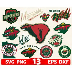 Digital Download, Minnesota Wild svg, Minnesota Wild logo, Minnesota Wild clipart, Minnesota Wild cricut