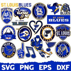 St. Louis Blues SVG, St. Louis Blues Bundle, St. Louis Blues logo, NHL Bundle, NHL Logo, NHL ,SVG, PNG, EPS, DXF