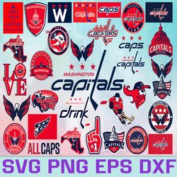 Washington Capitals Hockey Team Svg, Washington Capitals Svg, NHL Svg, NHL Svg, Png, Dxf, Eps, Instant Download