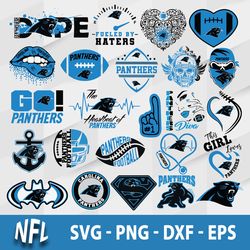 Carolina Panthers SVG Bundle, Carolina Panthers SVG, NFL SVG, Sport SVG.