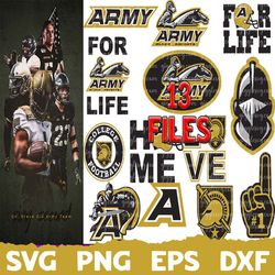 Army Black Kinght Bundles, Army Black Kinght Svg, NCAA Football Svg, NCAA team, Svg, Png, Dxf, Eps, Instant Download