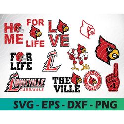 Louisville Cardinals Football Team svg, Louisville Cardinals svg, Logo bundle Instant Download