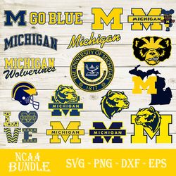 Michigan Wolverines SVG Bundle, Michigan Wolverines SVG, NCAA SVG, Sport SVG Digital File