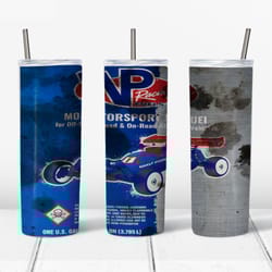 VP Racing Motorsport Fuel Tumbler PNG, Tumbler wrap, Straight Design 20oz Skinny Tumbler PNG, Instant download