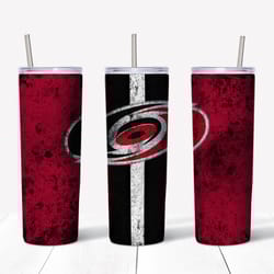 Carolina Hurricanes Tumbler PNG, Sports Tumbler Design, Straight Design 20oz Skinny Tumbler, Instant download
