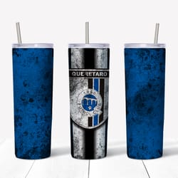Queretaro F.C Tumbler PNG, Sports Tumbler Design, Straight Design 20oz Skinny Tumbler, Instant download