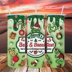 Grinch Christmas Tumbler Png, 3D Grinch Tumbler Png, Grinch Tumbler Png, Design 20oz Tumbler PNG, Instant download-6