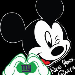 Mickey Loves Giants Svg, Sport Svg, New York Giants, Giants Football, Giants, Football Svg, Sport Svg, Digital download