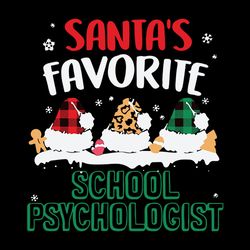Santa's Favorite School Psychologist Svg, Costume Santa Christmas Svg, Christmas Svg, Instant download