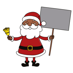 Black Santa Claus Christmas Svg, Christmas Santa Svg, Santa Svg, Christmas tree Svg, Christmas Svg, Digital download-7