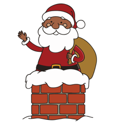 Black Santa Claus Christmas Svg, Christmas Santa Svg, Santa Svg, Christmas tree Svg, Christmas Svg, Digital download-8