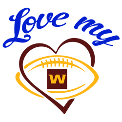 Love my Washington Football Team Svg, Washington Football Png, Sport Svg, Football Teams Svg, NFL Teams Svg, Cut file