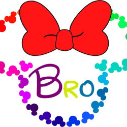 mickey small color red bro svg, mickey minine svg, mickey heat svg, disney svg, disney family vacation png, cut file(2)